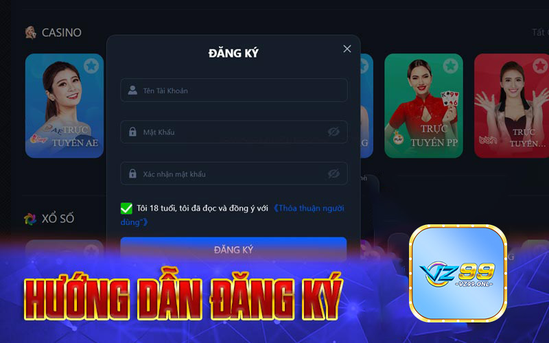 Hướng dẫn các chi tiết bước để đăng ký tài khoản nhà cái