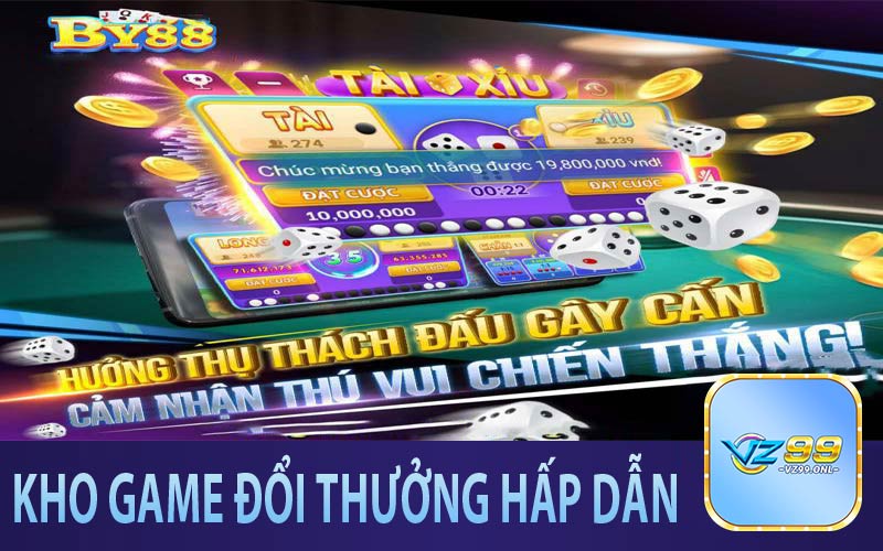 Hệ thống game đồ sộ tại hệ thống game của By88