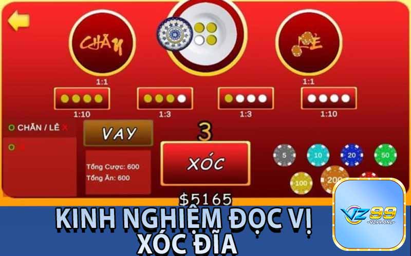 Kinh nghiệm đọc vị xóc đĩa